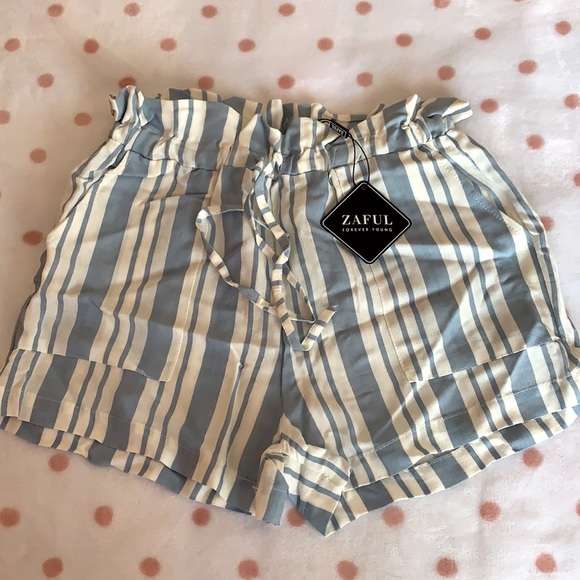 Blue & White Shorts - Picture 1 of 2